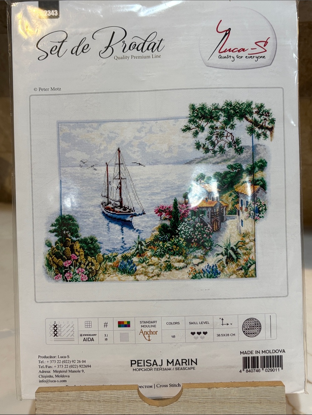 Peisaj Marin Cross Stitch Kit - Multicolor